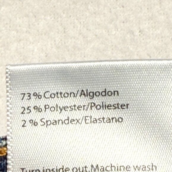 Risen Jeans Womens Distressed Stretch Button-Fly Wide Leg Blue Denim Jeans 11/30 - Picture 6 of 10